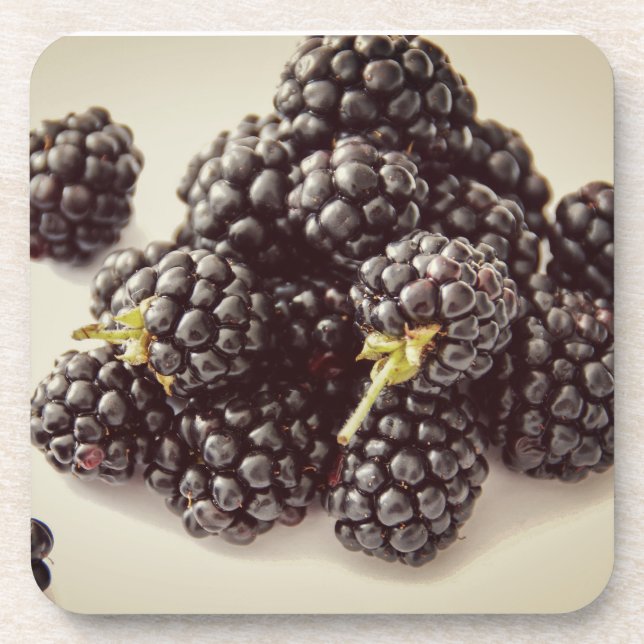 Blackberry Photo. Buy Now Coaster (Front)