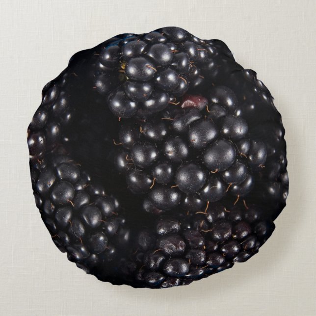 Blackberry Round Cushion (Back)
