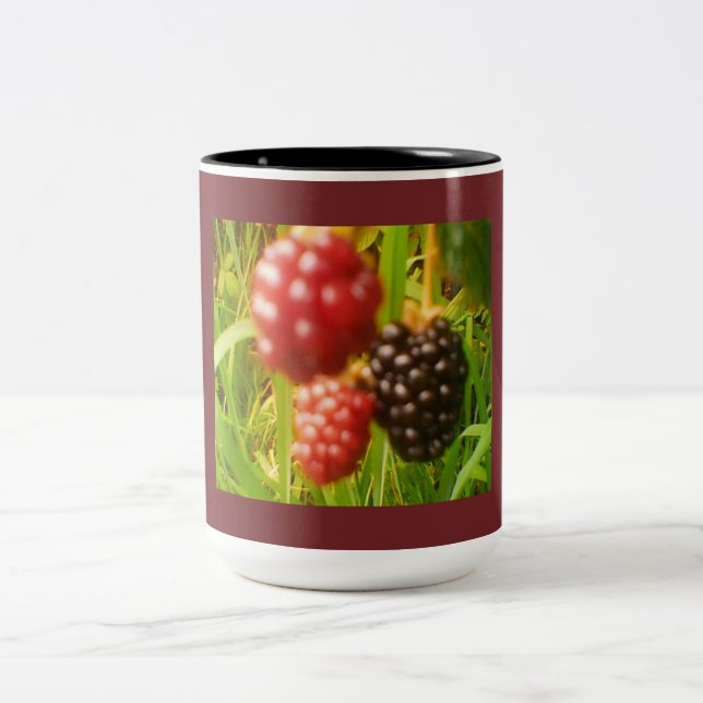 Blackberry Two-Tone Coffee Mug (Center)