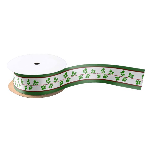 Blackberry vine satin ribbon (Spool)