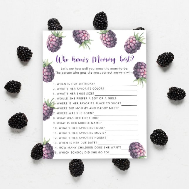 Blackberry - Who knows mummy best (Creator Uploaded)