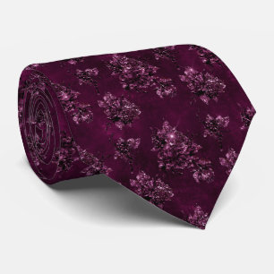 Blackberry Wine Pattern  Tie