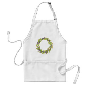 Blackberry Wreath Apron