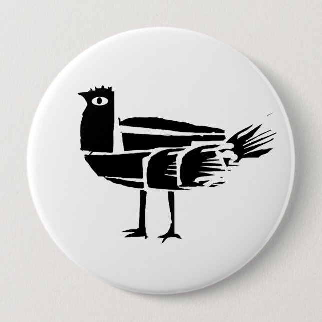 *BlacKbird* 10 Cm Round Badge (Front)