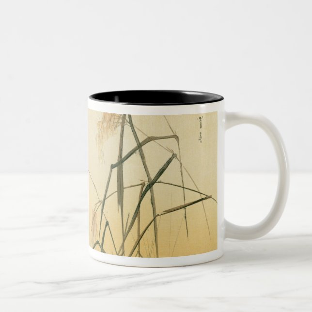 Blackbird, Edo Period Two-Tone Coffee Mug (Right)