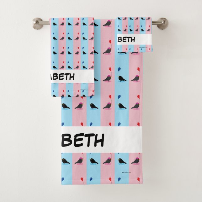 Blackbird Finding Your Other Half Bath Towel Set (Insitu)