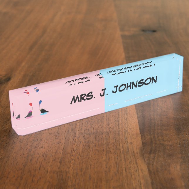 Blackbird Finding Your Other Half Nameplate (Side)