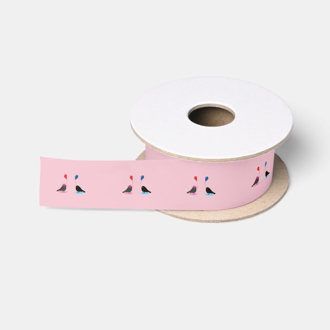 Blackbird Finding Your Other Half Satin Ribbon (Spool)