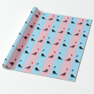 Blackbird Finding Your Other Half Wrapping Paper