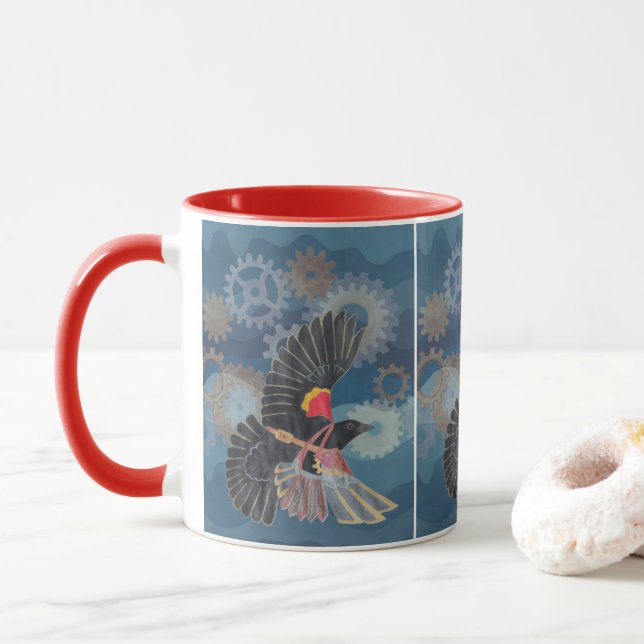 Blackbird Flies Mug (With Donut)