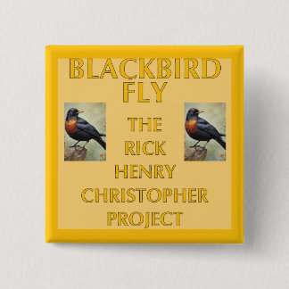 Blackbird Fly Picture Sleeve 15 Cm Square Badge