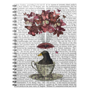 Blackbird In Teacup Notebook