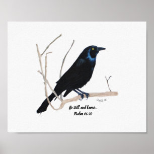 Blackbird Inspirational Print