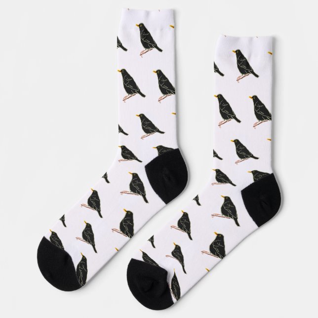 Blackbird Socks (Left)