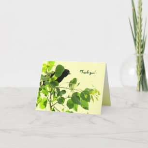 Blackbird Thank You Card