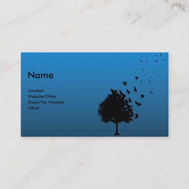 Blackbirds Business Card (Front)