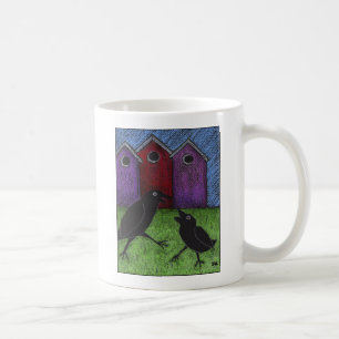 Blackbirds Playing Coffee Mug