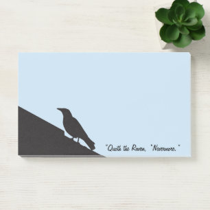 Blackbirds. The Raven Post-it Notes