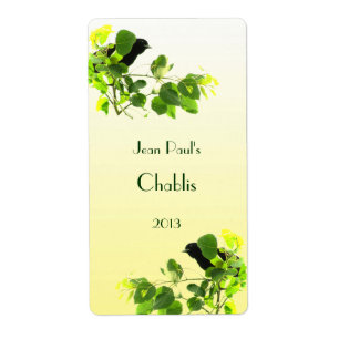 Blackbirds Wine Label