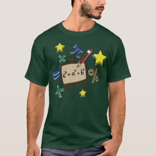 blackboard drawn math gift T-Shirt