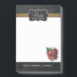 Blackboard Fourth Grade Teacher | DIY Text Post-it Notes<br><div class="desc">Post It Notes. 100% Customisable. Ready to Fill in the box(es) or Click on the CUSTOMIZE button to add, move, delete or change any of the text or graphics. Made with high resolution vector and/or digital graphics for a professional print. NOTE: (THIS IS A PRINT. All zazzle product designs are...</div>