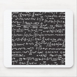 Blackboard Math Equations Mouse Mat