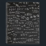 Blackboard Mathematics Equations Formulas Spiral Notebook<br><div class="desc">Blackboard with math formulas. Let everyone know how much you love math or a great gift for the scientifically and mathematically conscious.</div>