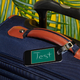 Blackboard Test  Luggage Tag