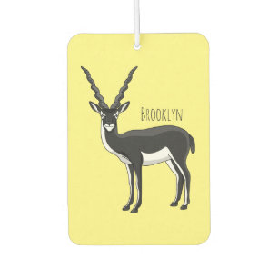 Blackbuck antelope illustration car air freshener