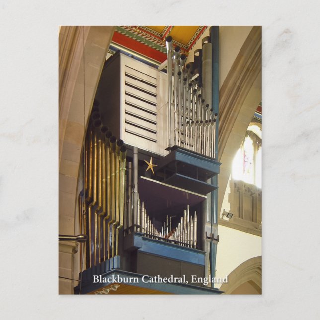 Blackburn Cathedral, UK postcard (Front)