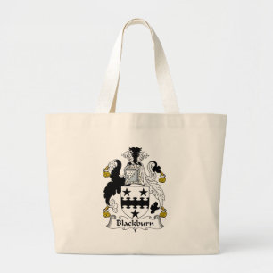 Blackburn Family Crest Large Tote Bag