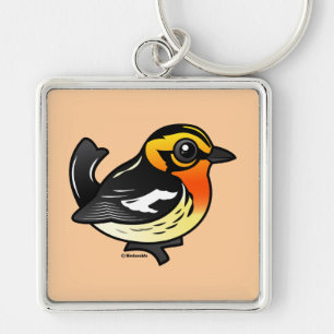 Blackburnian Warbler Key Ring