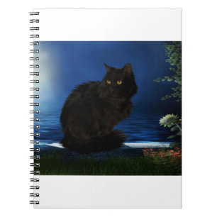 Blackcat Cat Black Domestic Animal Notebook