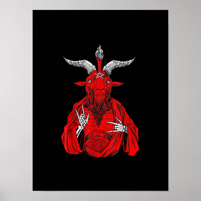 Blackcraft Antichrist Goat Satan Baphomet Poster (Front)