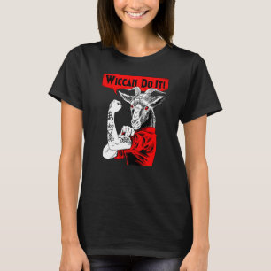 Blackcraft Baphomet Wiccan Do It Satanic Feminist  T-Shirt