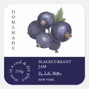 Blackcurrant Small Business Label