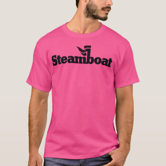 Blacked Out Steamboat Resort Colorado Mountain Res T-Shirt