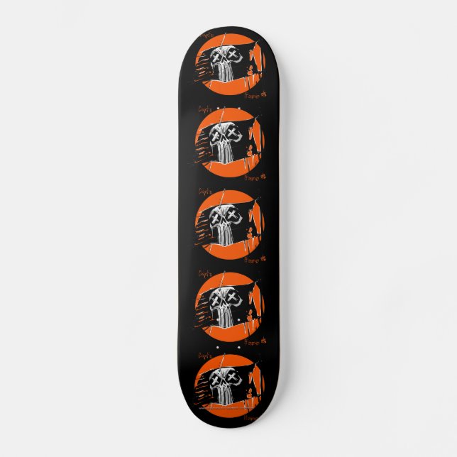 Blackest Flag Deck Skateboard (Front)