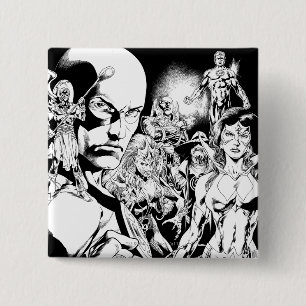 Blackest Night Comic Panel 2 15 Cm Square Badge