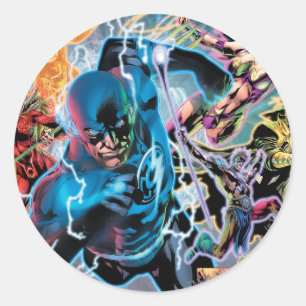 Blackest Night Comic Panel - Colour Classic Round Sticker