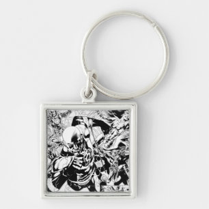 Blackest Night Comic Panel Key Ring