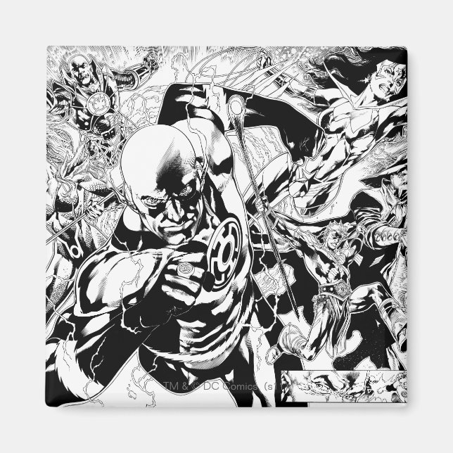 Blackest Night Comic Panel Magnet (Front)