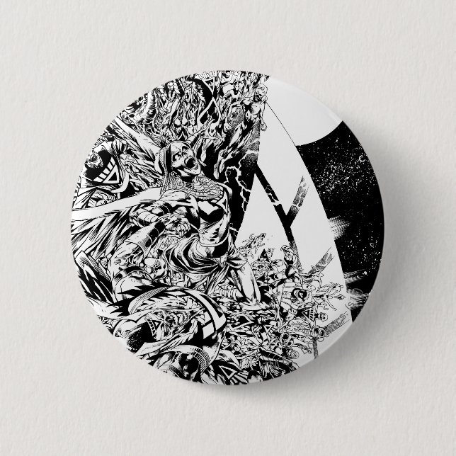 Blackest Night Group and Moon 2 6 Cm Round Badge (Front)