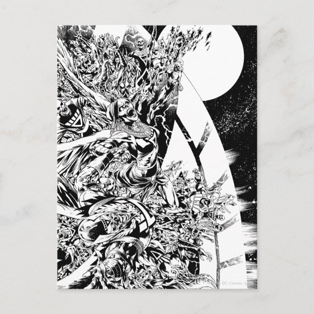Blackest Night Group and Moon 2 Postcard (Front)