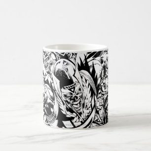 Blackest Night Group Painting - Black and White Coffee Mug