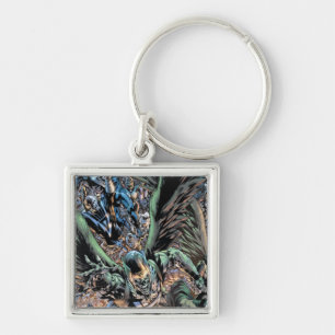 Blackest Night Group Painting - Colour Key Ring