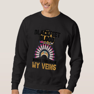 Blackfeet Blood Native American Indian Tribe Nativ Sweatshirt