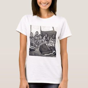 Blackfeet Indian Ladies Vintage Stereoview T-Shirt