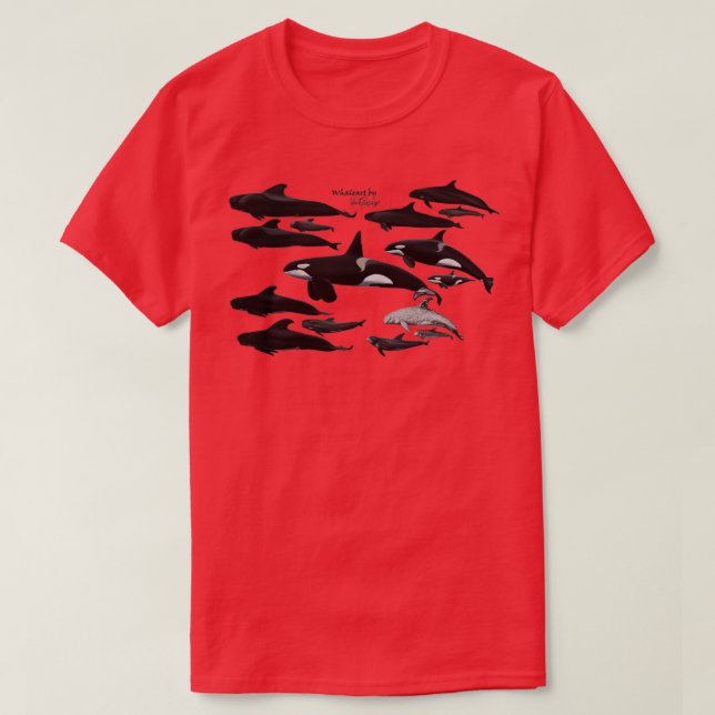 Blackfish species together  T-Shirt (Design Front)