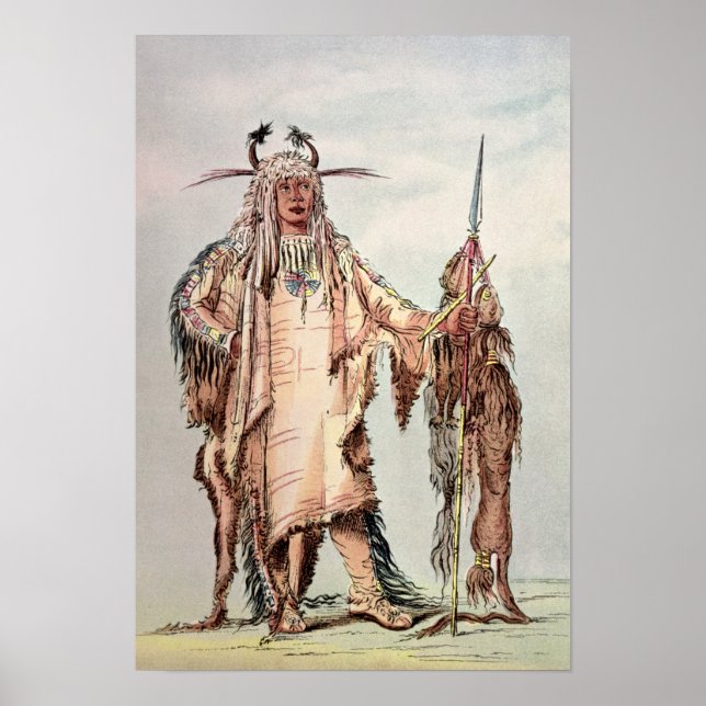 Blackfoot Indian Pe-Toh-Pee-Kiss, The Eagle Ribs Poster (Front)
